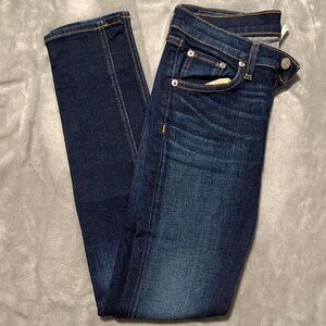 rag & bone Dark Blue Skinny Jeans